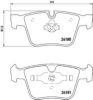 HELLA 8DB 355 013-641 Brake Pad Set, disc brake